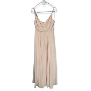 Lulu's Pale Pink Chiffon Formal Bridesmaid Gown, All About Love, 1DA70941, M